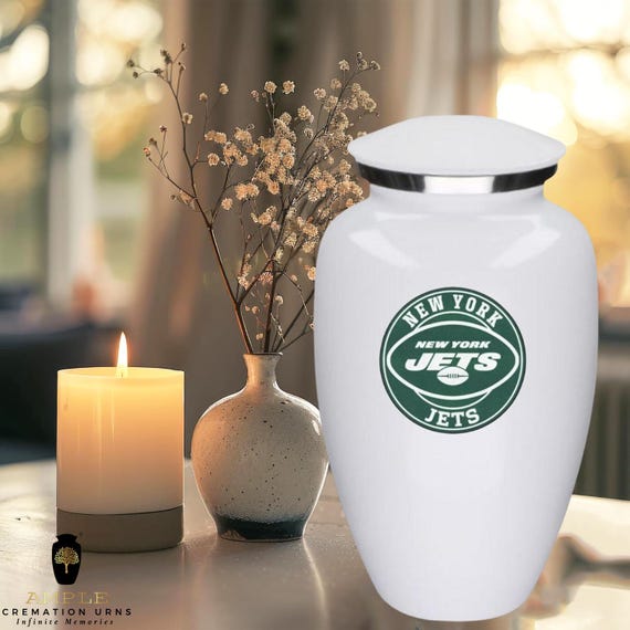 Handcrafted Aluminum Cremation Urn with Meena Coating - Large or Keepsake Size