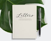 Custom Hard Cover Letters to My Daughter Son Notebook, Personalized Case Bound Journal, Custom Name Journal, Baby Book, Notebook - LTC4
