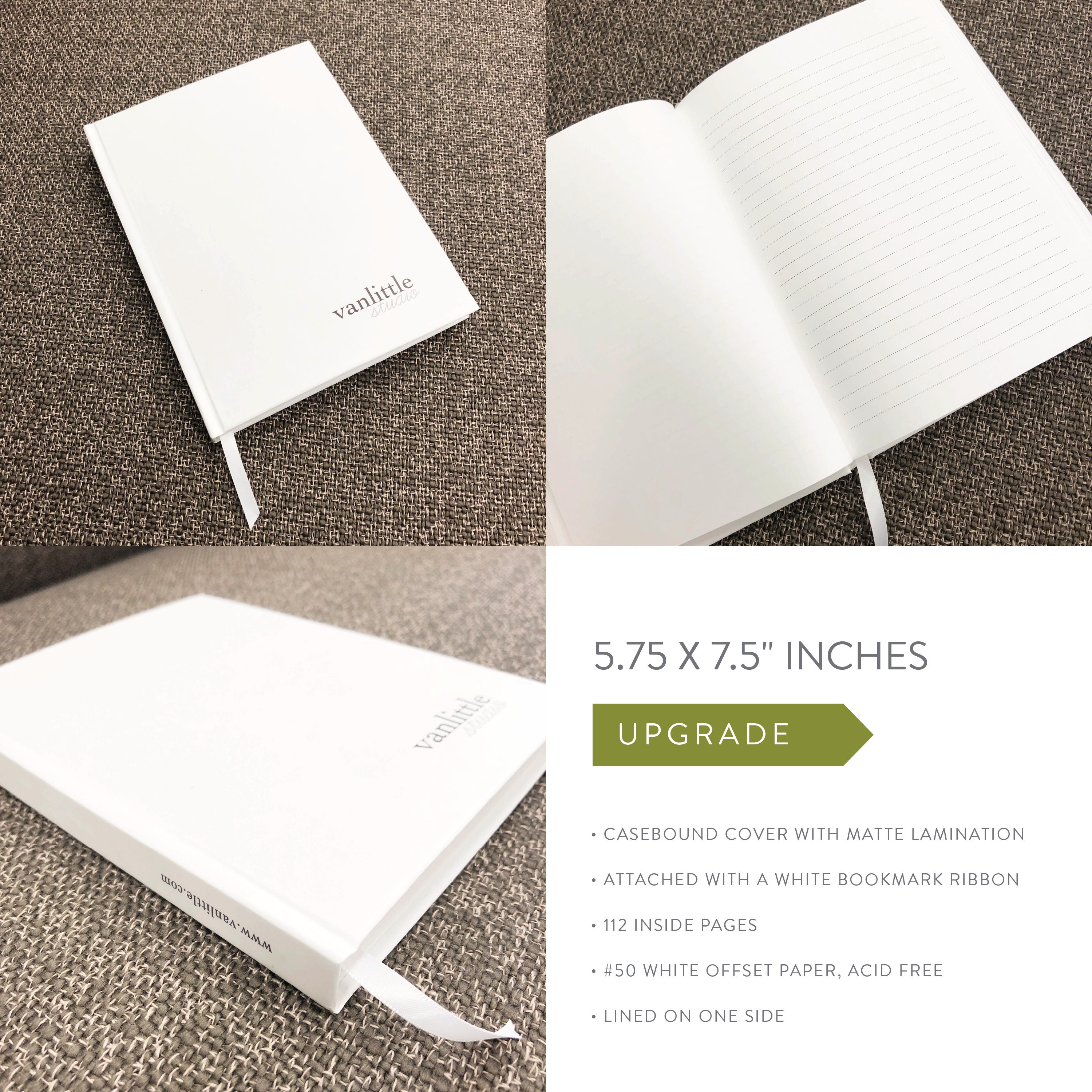 Custom Hard Cover Notebook Personalized Case Bound Journal Etsy