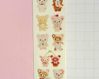 rilakkuma sticker sheet