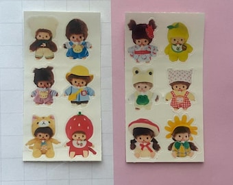 monchhichi sticker sheet