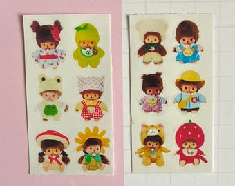 monchhichi sticker sheet