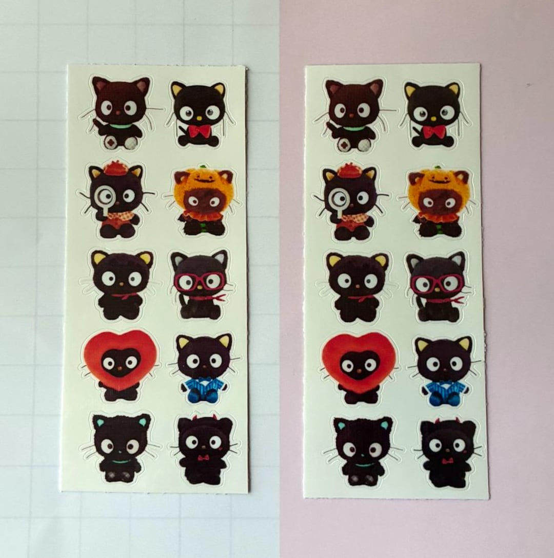 Chococat Cat Sticker Chococat Sticker Sheet - Etsy