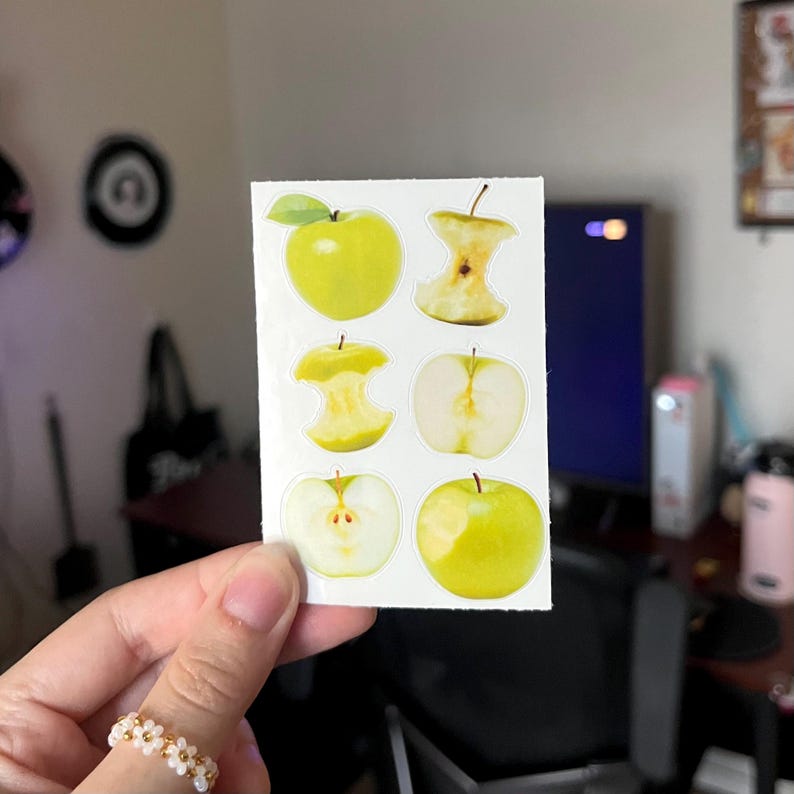 Pinterest Apple Png Sticker Sheet - Etsy