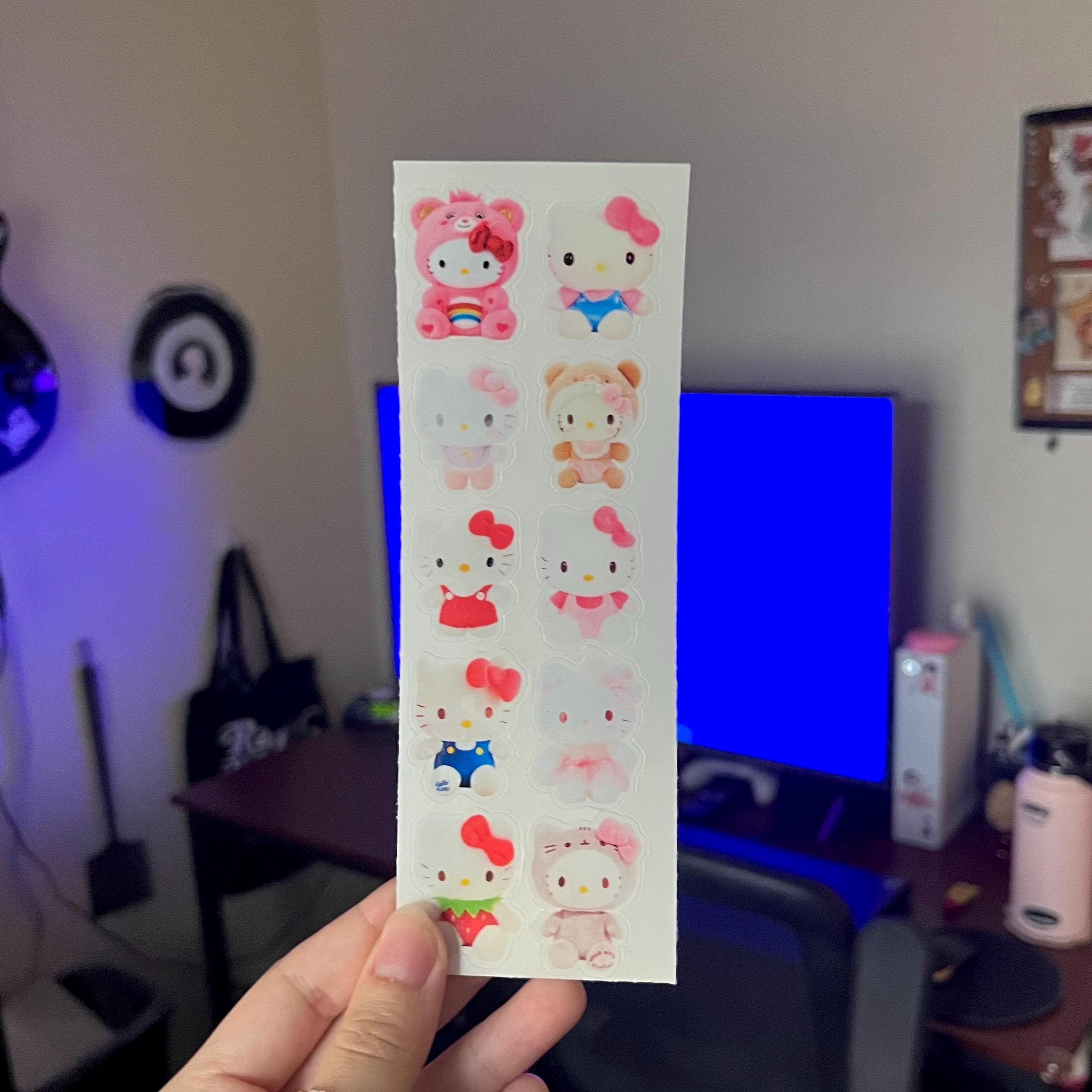 Hello Kitty Sticker Sheet - Etsy