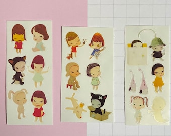 yoshitomo nara sticker sheet