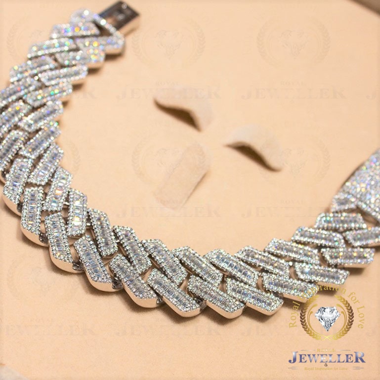 Iced Out Prong Link - Etsy Iced Out Prong Link - Etsy