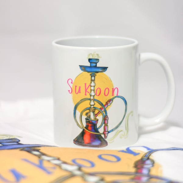 Sukoon Mug, Hookah mug, Sheesha Mug, Gift for friend, gift for husband, Desi mug