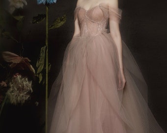 fairycore prom dress