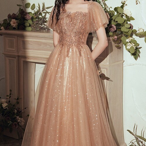 party dress with short sleeves