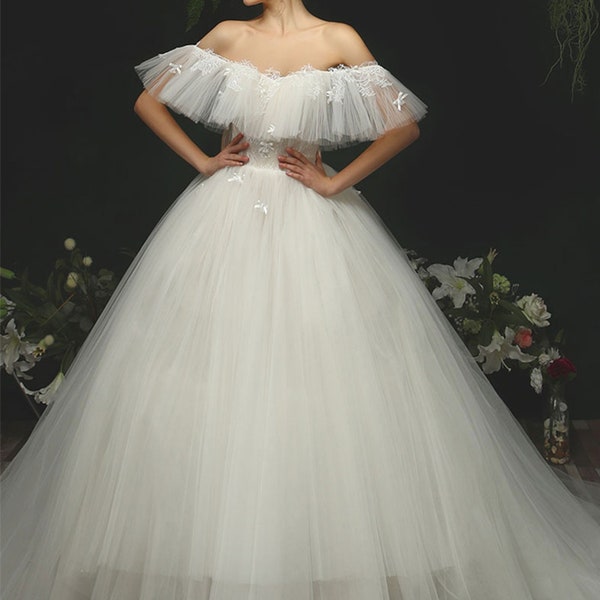 Elise Off Shoulder Bridal (L)