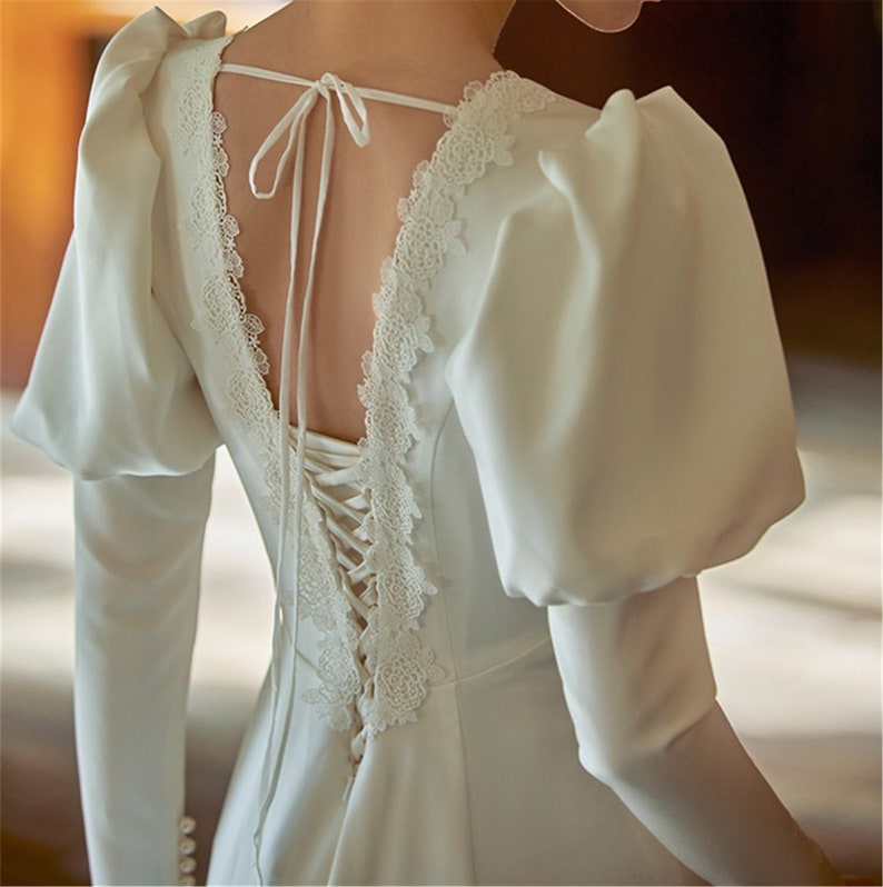 reception look in gown