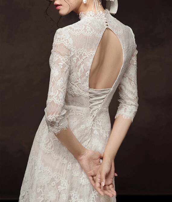 Dress sales elegant lace
