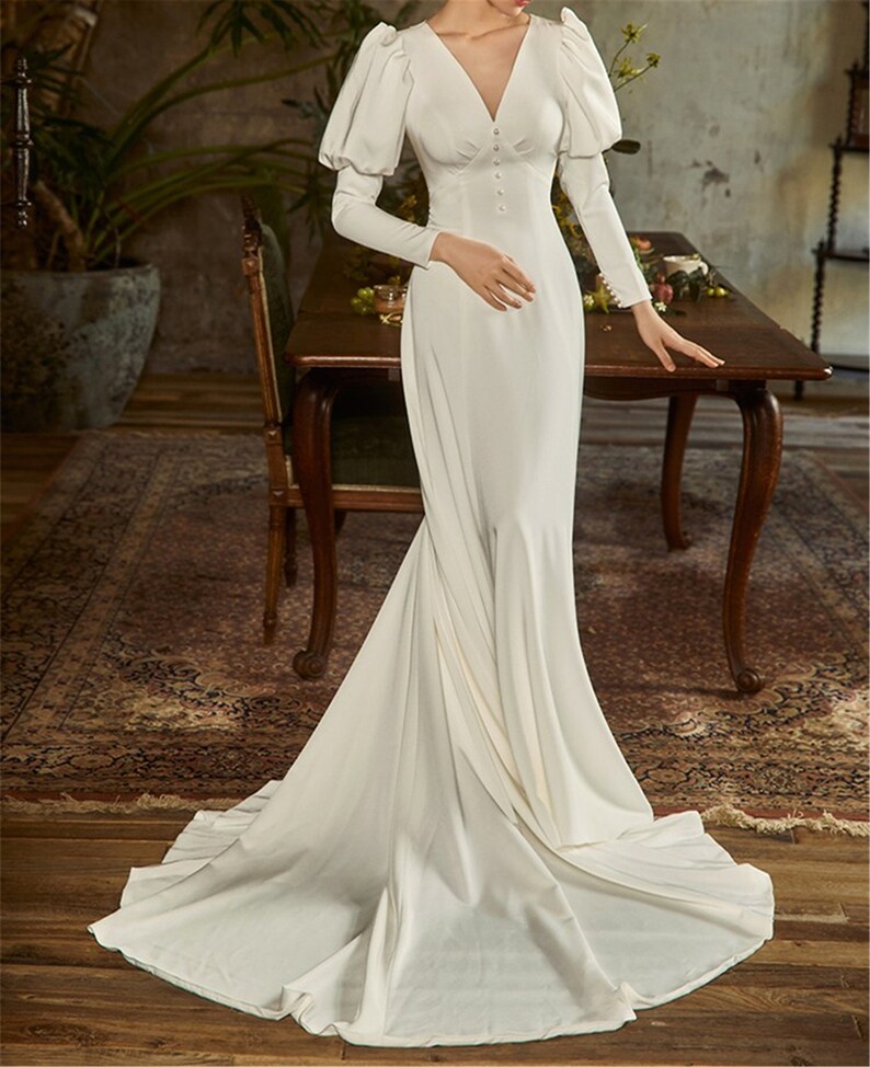 reception look in gown