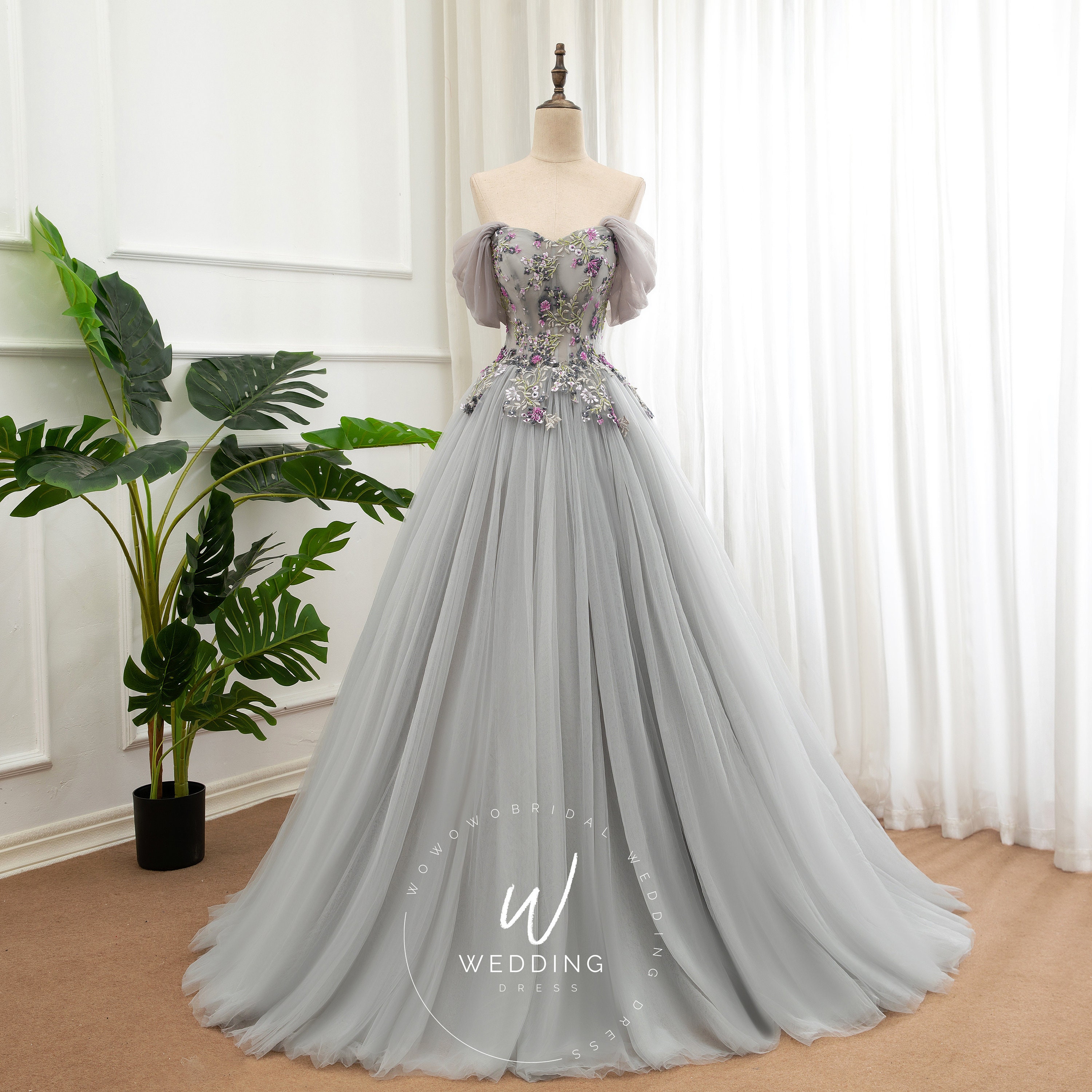 Lace ball gown prom dress cheap