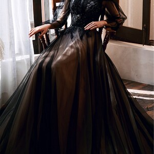 Elegant Black Prom Dress off Shoulder Banquet Dress Lace - Etsy