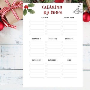 Christmas Cleaning by Room
