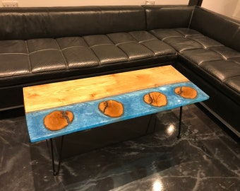 Epoxy resin table