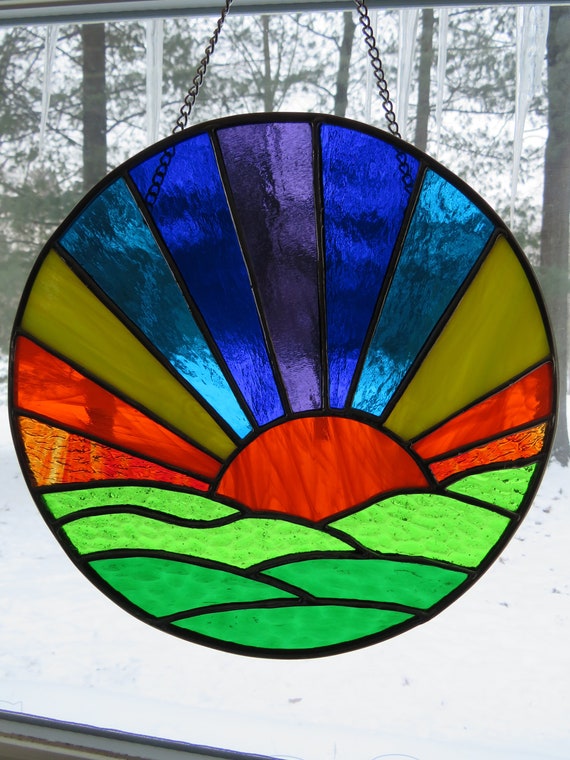 Stained glass sun deals