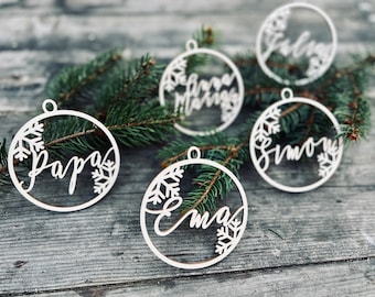 Custom Christmas baubles with name, CHRISTMAS gift tags, Christmas ornaments personalized, christmas decorations, Christmas tree pendant
