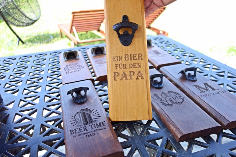 Wall Beer Opener, Wall Bottle Opener, Gift For Man, Fathers Day, Groomsman Gift, Wedding Gift, Anniversary Gifts For Men, Gifts for Him image 7