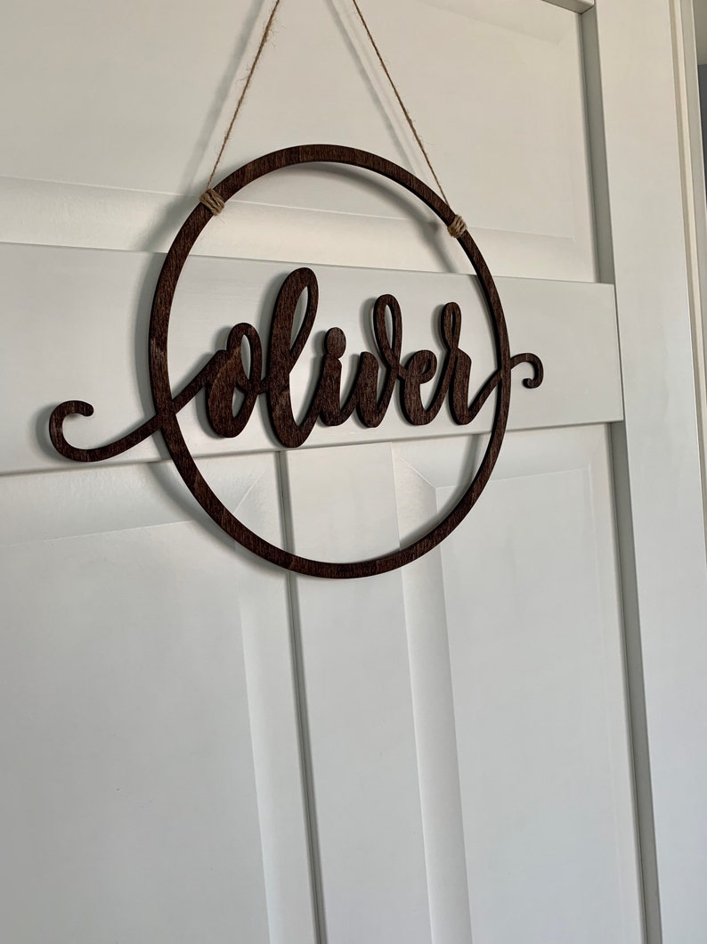 Wall Decor Door Sign Home Decoration With Name Custom Name Etsy