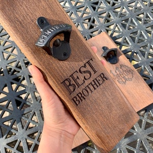 Wall Beer Opener, Wall Bottle Opener, Gift for man, Father’s Day, Groomsman Gift, Man Cave, Wedding Gift, Anniversary Gifts For Men