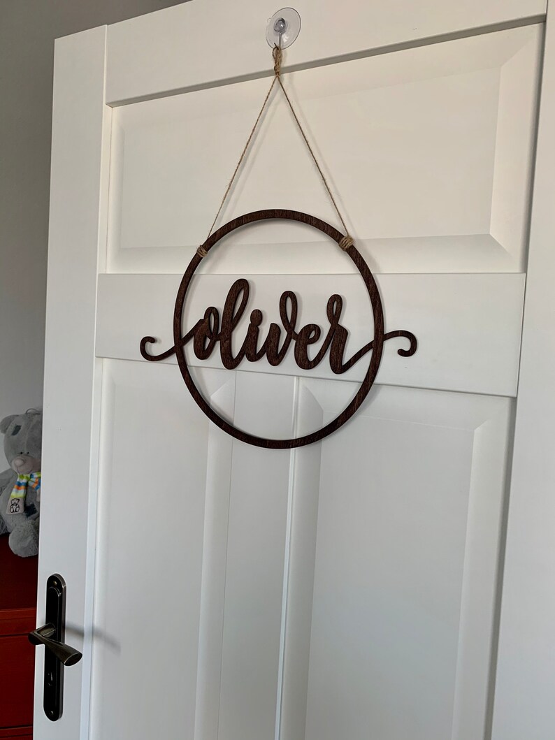 Wall Decor Door Sign Home Decoration With Name Custom Name Etsy