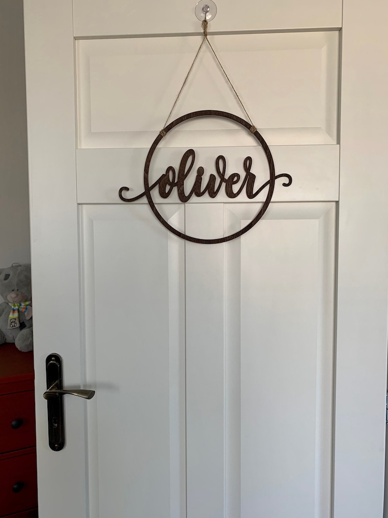 Wall Decor Door Sign Home Decoration With Name Custom Name Etsy