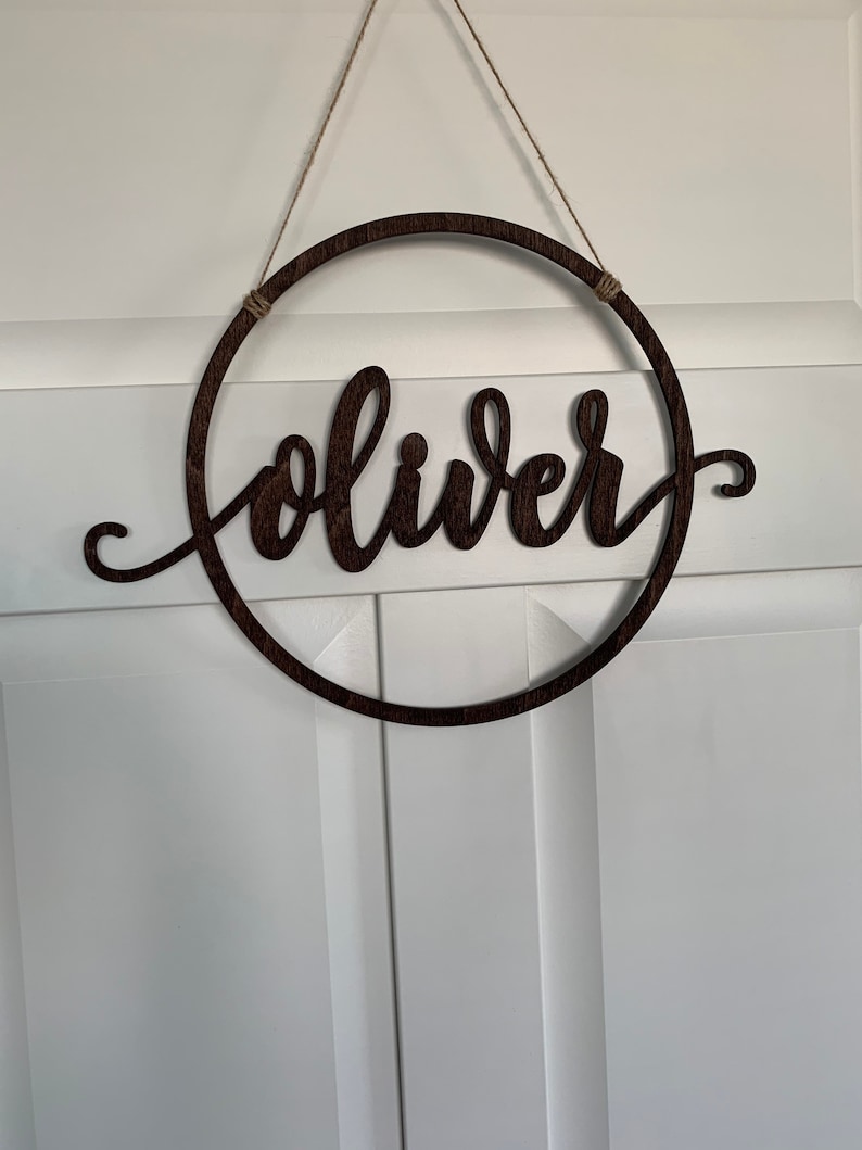 Wall Decor Door Sign Home Decoration With Name Custom Name Etsy