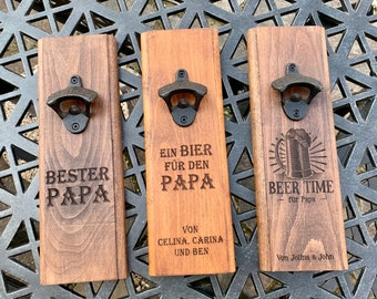 Abridor de cerveza de pared, Abridor de botellas de pared, Regalo para el hombre, Día del Padre, Regalo del novio, Regalo de boda, Regalos de aniversario para hombres, Regalos para él