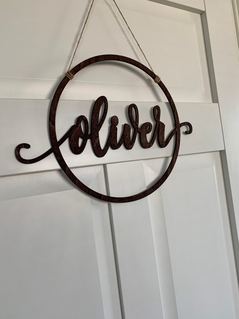 Wall Decor Door Sign Home Decoration With Name Custom Name Etsy