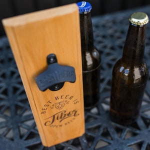 Wall Beer Opener, Wall Bottle Opener, Gifts For Men, Father’s Day, Groomsman Gift, Wedding Gift, Anniversary Gifts For Men, gift for man