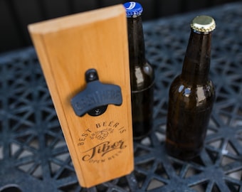 Wall Beer Opener, Wall Bottle Opener, Gifts For Men, Father’s Day, Groomsman Gift, Wedding Gift, Anniversary Gifts For Men, gift for man