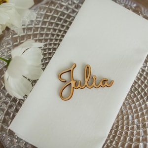 Wedding place cards Custom Lasercut, Place name settings, Guest names, Decoration wedding wood decor, place names wedding