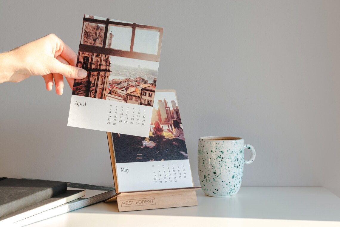 2021 Calendar Refill Pack For The Wooden Stand Calendar | Etsy
