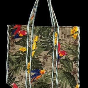 Beautiful Handmade Tote Bag, Indian Making Quilted Tote Bags, Eco Friendly Shopper Bags, Vintage Shoulder Bag, Women&#39;s Carry Bag