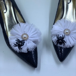 Spider Shoe Clip Black Spider Shoe Charm Halloween Shoe Clips Spider Shoe Clips Shoe Clips Shoe Accessories for Woman Gifts for Her