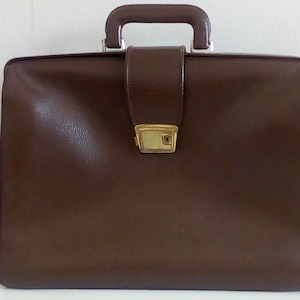 Porte-documents en cuir, sac messager vintage, sac bancaire, cartable en cuir, porte-documents