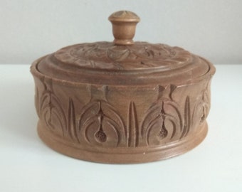 Vintage wooden box, Vintage box, Memory Box, Vintage handmade wooden box, Retro box