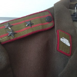 Vintage Military uniform, Army uniform, Military uniform of a colonel, Military uniform from the time of socialism, Bulgarian People&#39;s Army