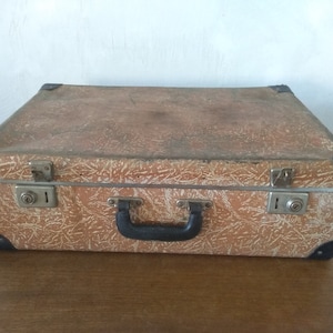 Vintage suitcase, Retro Luggage, Travel Case, Antique Suitcase, Suitcase Luggage, Home decor