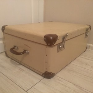 Vintage suitcase, Retro Luggage, Travel Case, Antique Suitcase, Suitcase Luggage, Home decor