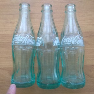 Coca cola, Coca cola bottle, Vintage Glass bottle, Bulgarian bottle of Coca Cola