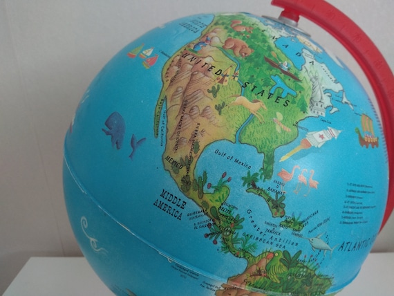 World Globe, Map Globe, Earth - Maps, Night Light Globe - Etsy