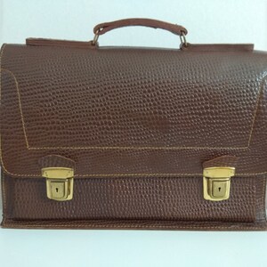 Porte-documents en cuir véritable, sac messager vintage, sac bancaire, cartable vintage en cuir véritable, porte-documents