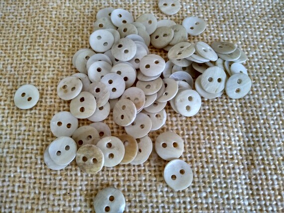 Vintage Buttons for clothes, Mother-of-pearl butt… - image 3
