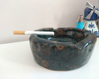 手作りの粘土灰皿 / セラミック /、ヴィンテージ灰皿 - Etsy 日本