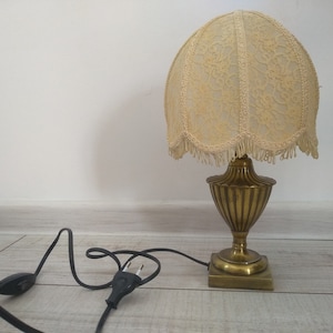 Vintage Desk lamp, Old brass desk lamp, Vintage Brass Lamp, Lighting, Antique desk lamp, Night Lamp