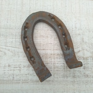 Altes Hufeisen, Hufeisen, Rustikale Metallhufeisen, Viel Glück Hufeisen, Authentisches Hufeisen, Bauernhaus Hufeisen Dekor, Glück Hufeisen Geschenk